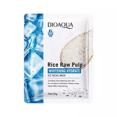 Mascarilla BIOAQUA Rice Raw Pulp Hydrate Whiteing Ice