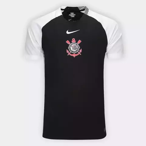 Camisa Corinthians II 25/26 Torcedor Nike Masculina - Preto e Branco - comprar online