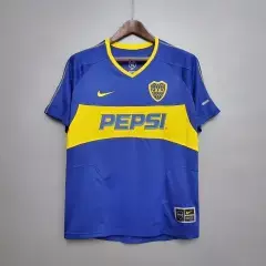 Camisa Boca Juniors Retrô 03/04 - Nike - Azul e Amarela - comprar online