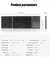 Teclado Bluetooth plegable con panel táctil para IOS Android Windows Office Min - tienda online