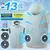 Chaleco refrescante transpirable de 9 aspas para hombre, ventilador de 3 velocid en internet
