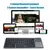 Teclado Bluetooth plegable con panel táctil para IOS Android Windows Office Min