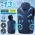 Chaleco refrescante transpirable de 9 aspas para hombre, ventilador de 3 velocid