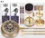 Diy conjunto de aromaterapia queimador de incenso de bronze fazendo kit molde de - Solariano da 5D