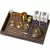 Diy conjunto de aromaterapia queimador de incenso de bronze fazendo kit molde de