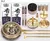 Diy conjunto de aromaterapia queimador de incenso de bronze fazendo kit molde de - loja online
