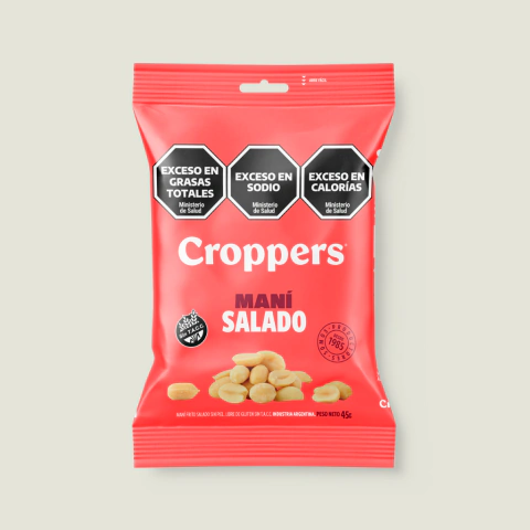 Mani salado 800g Croppers