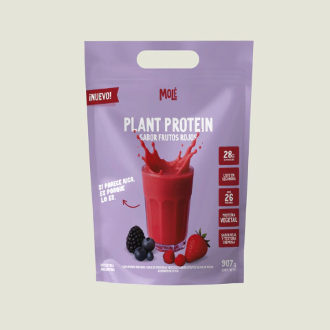 Proteina vegana frutos rojos 907g
