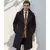 Casaco Masculino Moda Dupla Breasted - comprar online