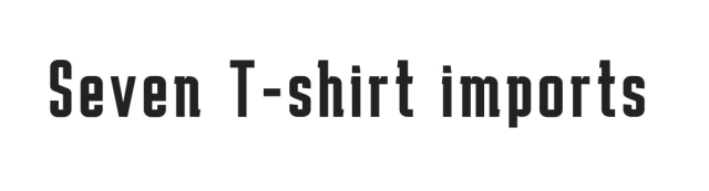 Seven T-shirt imports
