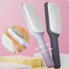 Auto limpeza pente de cabelo massagem almofada de ar pente rotativo - comprar online
