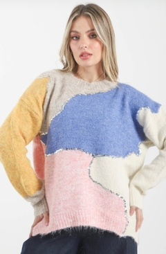 Sweater tricolor vt 53694 en internet