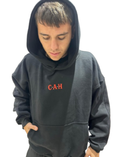 Buzo Huracan CAH Frente Negro/Blanco - comprar online