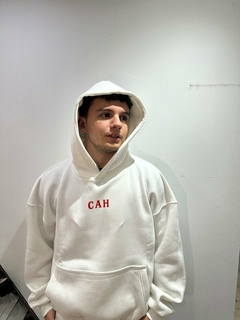 Buzo Canguro CAH Blanco Huracan en internet