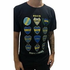 Remera Escuditos Boca - comprar online