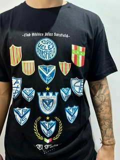 Remera Escuditos Velez Sarsfield en internet