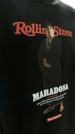 Remera Maradona Rolling Stones en internet