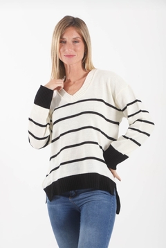 Sweater rayado Gaspar en internet