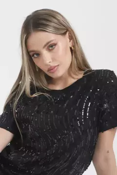 Remera Lentejuelas VT5138 - comprar online