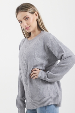 Imagen de Maxi sweater Fantasía con stras