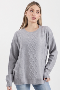 Maxi sweater Fantasía con stras en internet