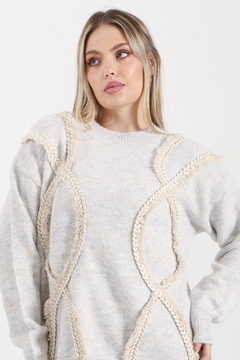 Sweater Cashmire Trenzado VTL677 en internet