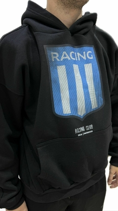 Buzo Racing Club NEGRO/BLANCO en internet