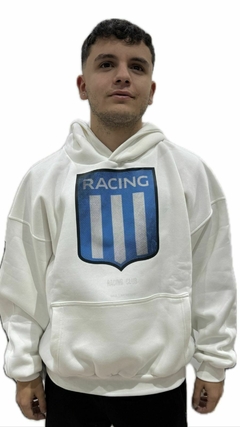 Buzo Racing Club NEGRO/BLANCO - PATRICIOS INDUMENTARIA