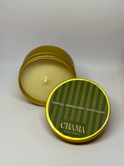 Vela Pocket — Maçã Verde e Saquê