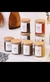 Kit de 6 potes de vidro 200 ML com tampa de bambu - comprar online