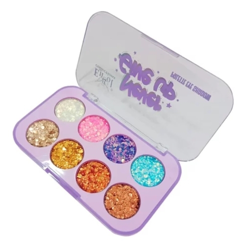 Paleta glitter never up x8 - comprar en línea
