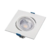 Plafon de embutir LED easy face plana quadrado 34º 4000K 4,5W bivolt 9,5X9,5X4,5cm ABS branco. - Santa Iluminação