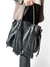 BOLSA COURO MAXI FRANJAS - PRETA - comprar online