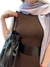 BOLSA COURO MAXI FRANJAS - PRETA - loja online