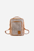 Mochila Cóndor - Cuero con Tejido Sarga - comprar online