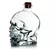BOTELLA CALAVERA CRISTAL 1L VACIA DECO