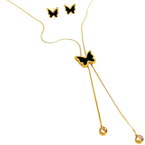 Conjunto Borboleta Gravatinha