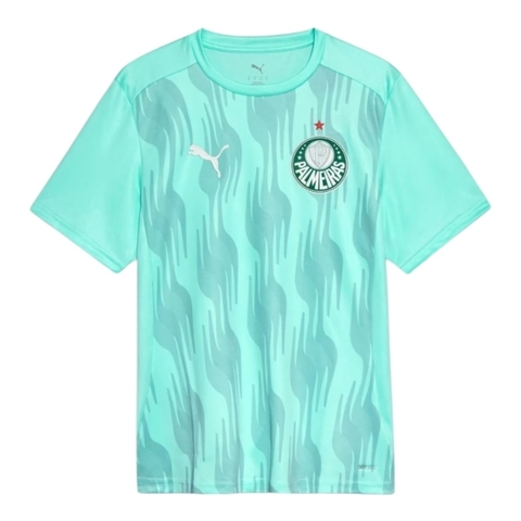 Camisa Palmeiras Pré-jogo 25/26 - Torcedor Puma Masculina - Verde