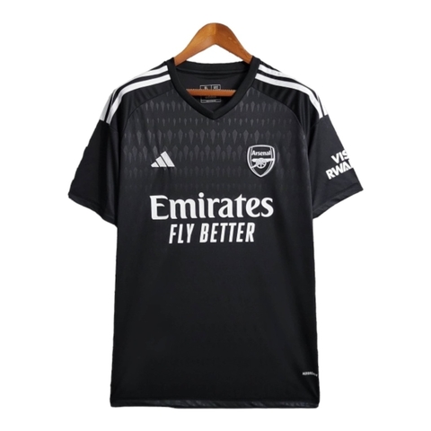 Camisa Arsenal Goleiro 23/24 - Torcedor Adidas Masculina - Preta