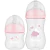Kit 2 Mamadeiras Easy Flow Anticólica 120 e 270ml Rosa Buba