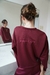 Hoodie Bordado Yoga Mood Bordo - comprar online