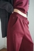Pantalón Palazzo Bordado Yoga Mood Bordo - tienda online