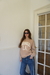 Sweater Bordado "Los Angeles" Crema