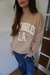 Sweater Bordado "Los Angeles" Crema - comprar online