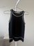 Musculosa Tejida Billy Girls Negra - Feria Bajo Costo