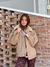 Imagen de Campera Oversized Piel Desmontable Amelie Camel