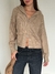 Campera Con Capucha Doble Cierre Camel - comprar online