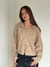 Campera Con Capucha Doble Cierre Camel - tienda online