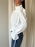 Camisa Drapeada Romantica Blanca en internet