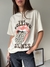 Remera Oversized Rolling Stones Crema - comprar online